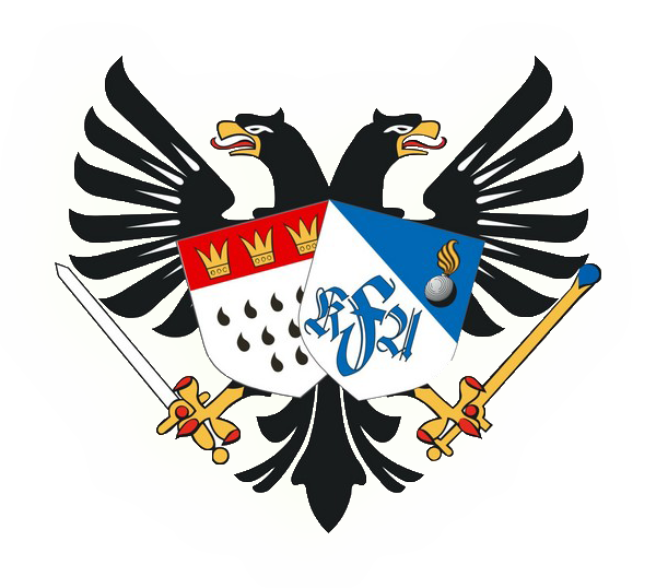 Kölner Funken Artillerie blau weiß von 1870 e.V. Logo