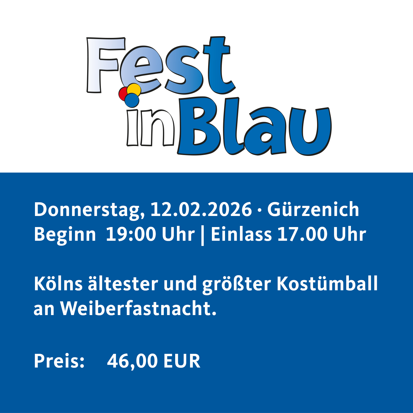 Vorzugskarte Blau