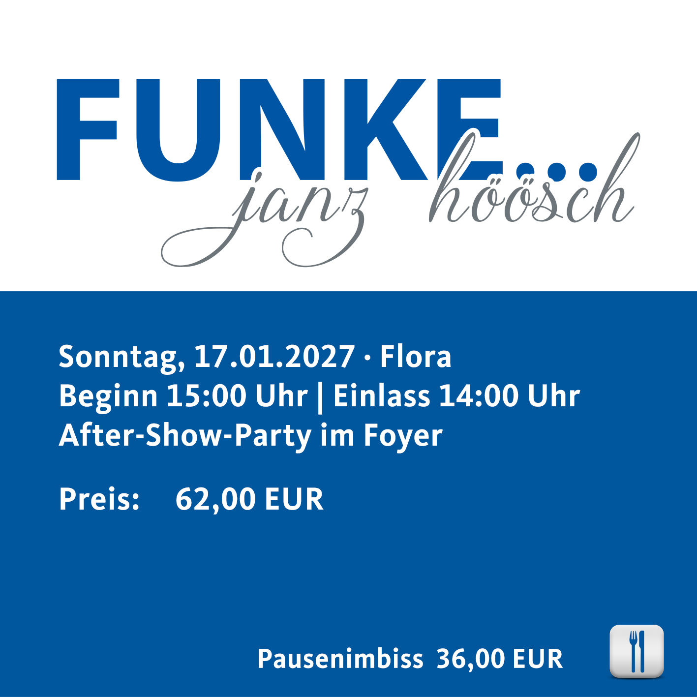 FJH 2027 Pausenimbiss im Sponsorenpaket