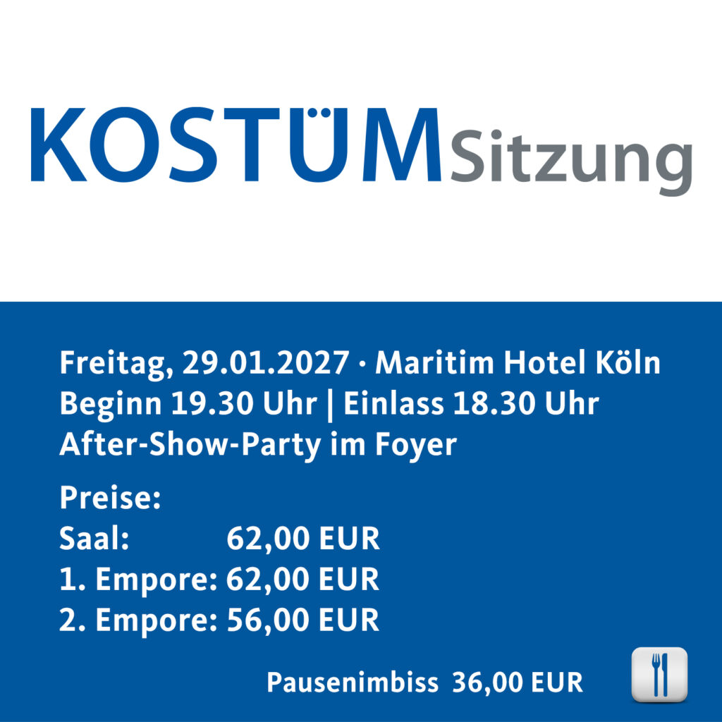 Kostümsitzung 2027